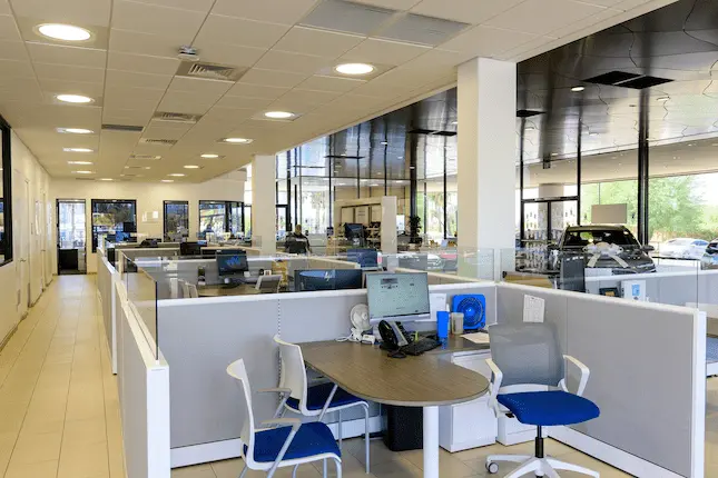 Dealership interior